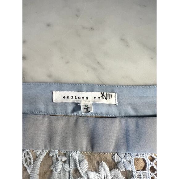 Elegant Sheer Floral Lace Pencil Skirt by Endless Rose - Picture 3 of 4